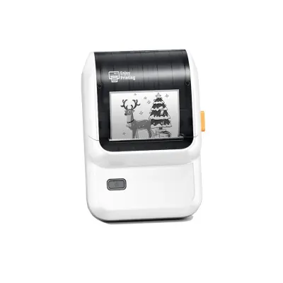 Prijenosni termalni pisač etiketa Bluetooth 4.2, 203dpi, Type-C White