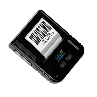 Prijenosni termalni pisač etiketa – kompaktni ABS, Bluetooth Black