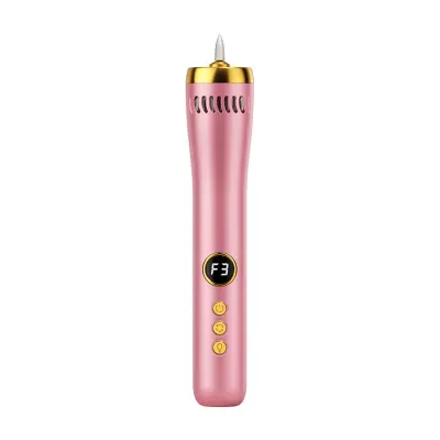 YS-M025 3-u-1 električna turpija s usisom prašine, komplet Pink