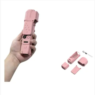 Silikonski zaštitni set za DJI Osmo Pocket 4 — mekana zaštita Pink