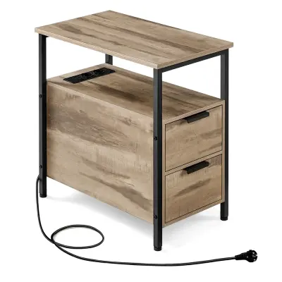 Bočni stol 60x35x61 cm smeđi