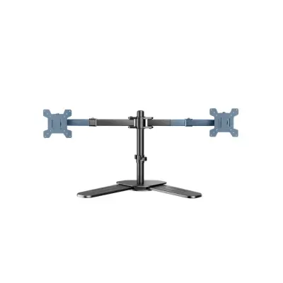 Nosač za dva monitora — podesiv bez bušenja, 360° rotacija, 14-27 inch