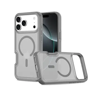 Magnetni tanak etui kompatibilan s iPhone 17 Pro Max - siva, MagSafe bežično punjenje