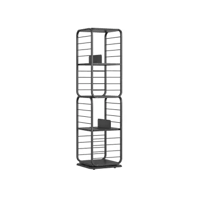 Knjigovodstveni regal 4 police 43x43x158 cm Crni
