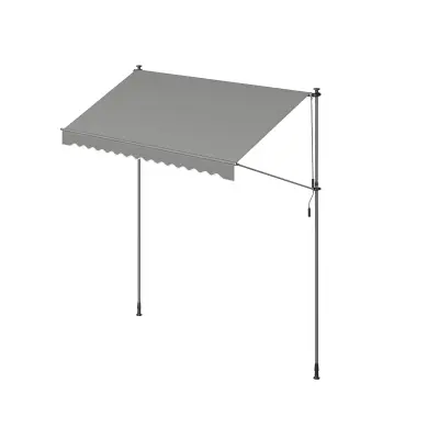 Tenda visine podesive 300x120 cm Siva