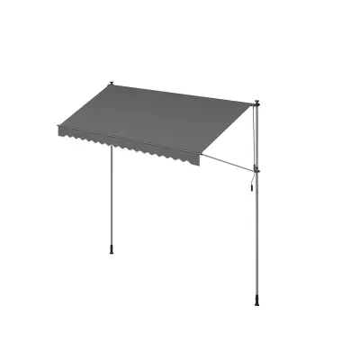 Klamra za tende podesiva, tenda 350x120 cm, antracit