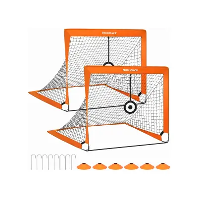 Set nogometnih golova 2 komada 120x91x91 cm narančasti