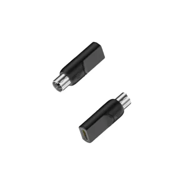 Adapter PS2 na Type-C (Type-C ženski na PS2 muški) - 2 kom, ABS crni, kompaktni pretvarač za PS/2 tipkovnice i miševe