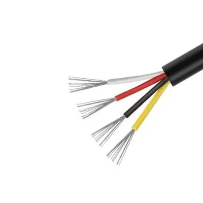 Crna UL2464 16AWG 4-žilna višežilna žica - 5 metara za elektroničke primjene