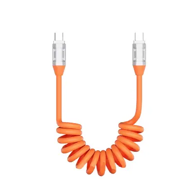Retraktibilni Type-C PD kabel 240W, kompatibilan s Apple uređajima