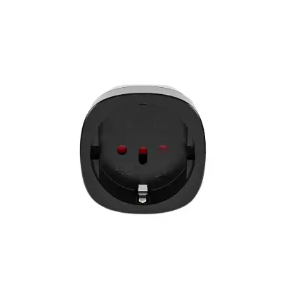 Adapter iz EU za Južnu Afriku - crni, kompaktan dizajn Crna