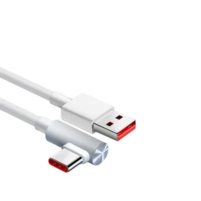 120W USB-C kabel pod kutem - 6A brzo punjenje za igranje i prijenos podataka