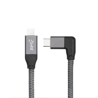 USB-C na USB-C kabel 100W, 20Gbps, 4K video, kutni priključak