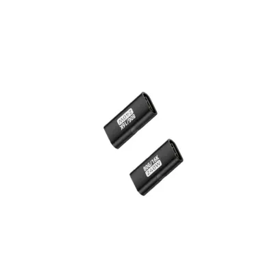 240V2-17 Type-C ženski na ženski adapter (pakiranje od 5) — 240W napajanje, 80Gbps prijenos podataka, 16K video, aluminijska legura Crna