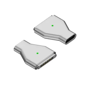 Type-C ženski na MagSafe 3 adapter, aluminij, 140W za MacBook