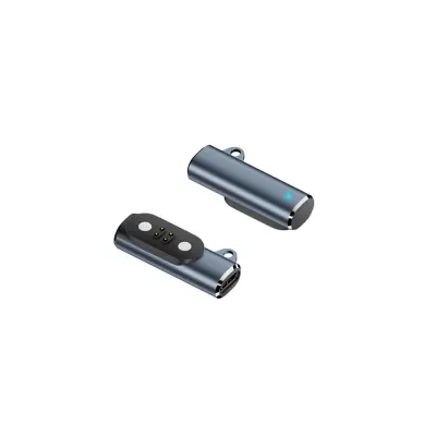 Magnetni adapter za punjenje kompatibilan s MOJO2 kostno-provodnim slušalicama, 4PIN aluminijska legura, brzi priključak (2 kom) Plava