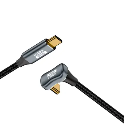Punofunkcijski GEN2 U-oblik USB-C na USB-C kabel — 10Gbps, 100W PD, 4K@60Hz