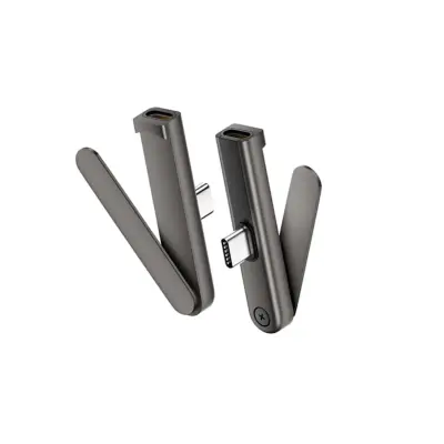 Adapter Type-C ženski na Type-C muški s preklopnim stalkom, 240WMax