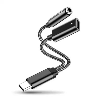 USB-C na 3,5 mm audio adapter s 60W prolaznim punjenjem
