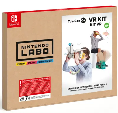 Oštećen - Nintendo Labo Toy-Con 04 VR Expansion Set 2 (Bird + Wind Pedal) Switch