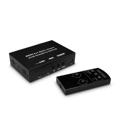HDMI razdjelnik 2 u 1 - aluminijski 4K@30Hz preklopnik