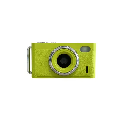 Retro mini kamera s 180° preklopnim zaslonom, 1080P, EIS Green