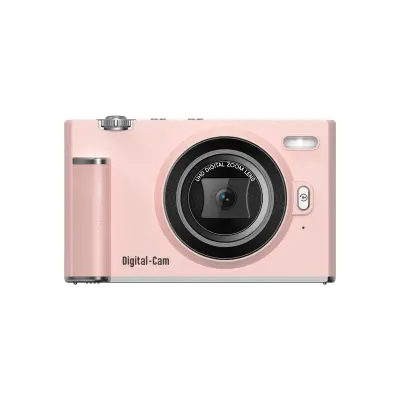 Fotoaparat s preklopnim zaslonom 2.8-inch IPS, 8M piksela, 2.7K snimanje Pink