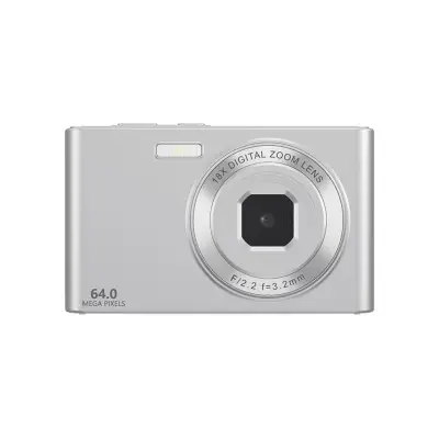 Kartični dvoslojni fotoaparat 64MP 4K, 18x zum, 2.8inch zaslon Silver