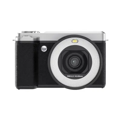 Digitalni fotoaparat s preklopnim zaslonom 80MP, 5K, 18X zum Black