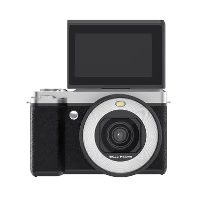 Digitalna kamera 80MP s dvostrukim objektivom i 180° zaslonom Black
