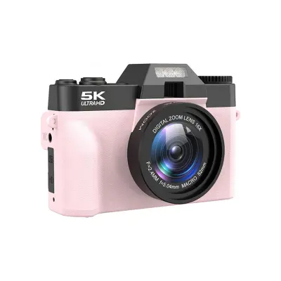 CDR10 digitalna kamera 5K s 52mm širokokutnim objektivom, 75MP Pink