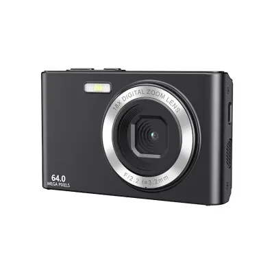 Kartični dvoslojni fotoaparat 64MP 4K, 18x zum, 2.8inch zaslon Black