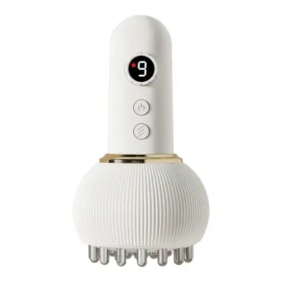 Električni Gua Sha masažer, grijaći 40-50°C, USB 1200mah White