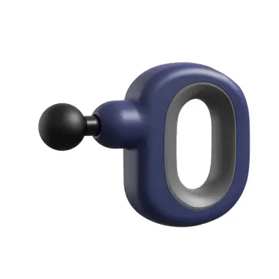 BX-980 Masažni pištolj 6 brzina, prijenosni, USB 1200mAh Blue