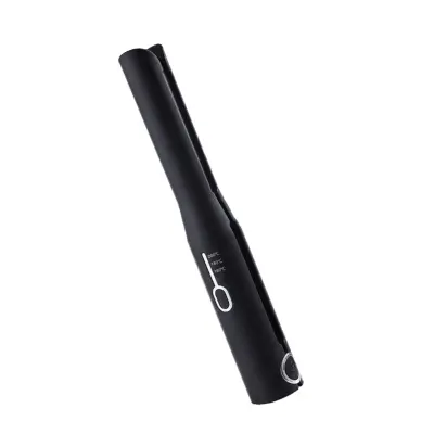 2-u-1 USB mini glačalo i uvijač, tourmalinska keramika, 2600mAh Black