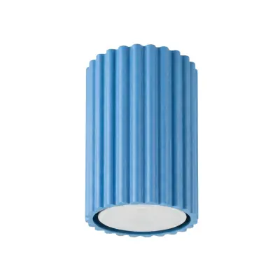 Stropna lampa KARBON 10 azurna