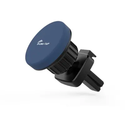 Magnetni držač mobitela za okrugle ventilacijske rešetke, 360° Blue