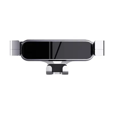 Aluminijski gravitacijski držač mobitela za ventil, 360° rotacija Silver