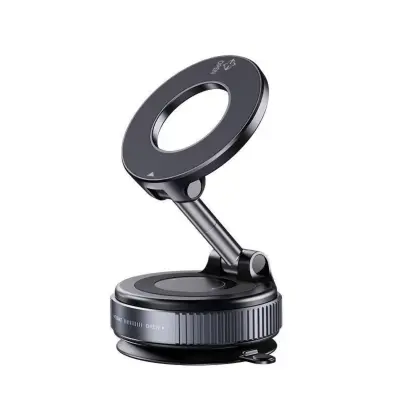 Magnetni auto držač za telefon N52 s vakuum bazom i 360° rotacijom Black