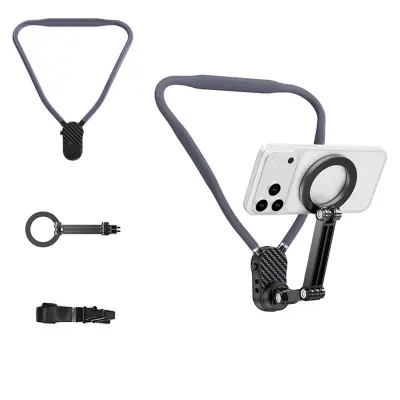 Magnetski vratni nosač za telefon — 3-osna stabilizacija 360°