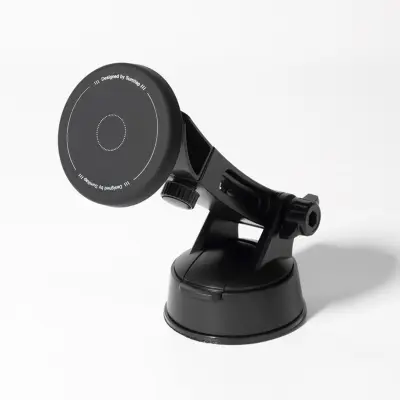 MagSafe stalak od silikona s 360° rotacijom i snažnim usisom Black