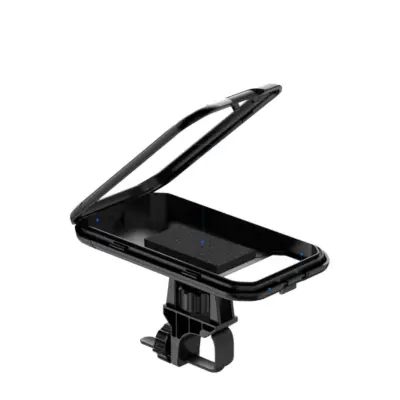 Vodootporni držač telefona za bicikl, crni ABS+PC, do 6.9 inch