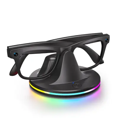 Punjač za naočale s RGB indikatorom za Meta i Ray-Ban Black