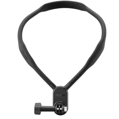 TELESIN kompatibilan s GoPro Hero 13 i Action5 MagSafe vratni POV nosač za telefone - silikonsko-metalni amortizirajući hands-free stabilizator POV