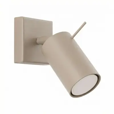 Zidna lampa RING sivo-smeđa
