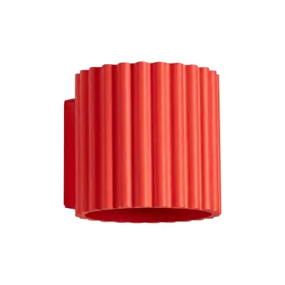 Zidna lampa AURA crvena G9