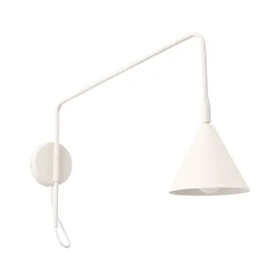 Zidna lampa NOX 1 bež s prekidačem