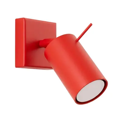 Zidna lampa RING crvena