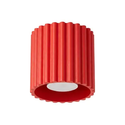 Stropna lampa AURA 1 crvena GU10