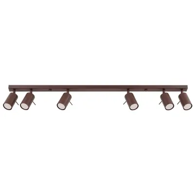 Stropna lampa RING 6L smeđa